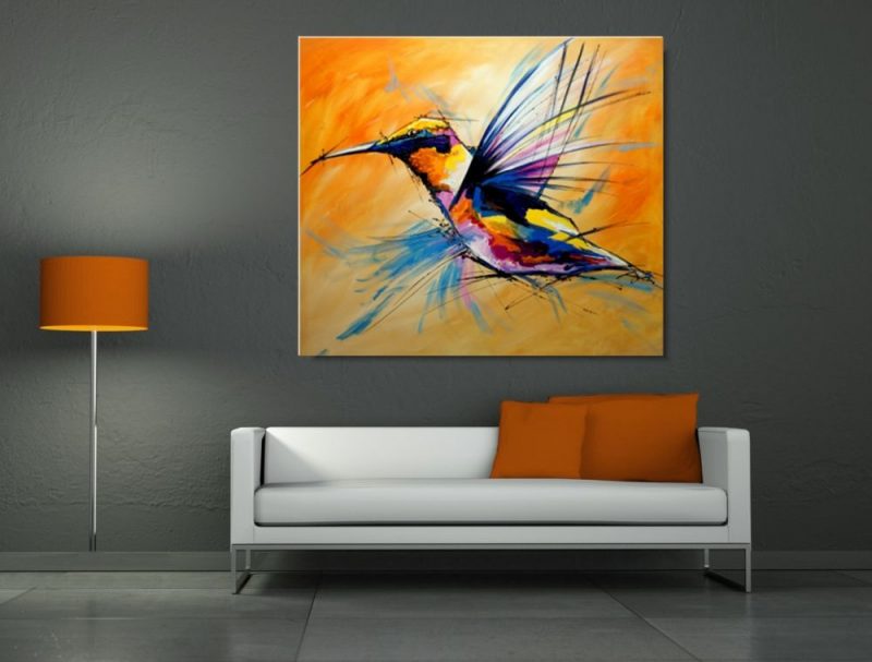 modne obrazy do salonu, obrazy zwierząt, obraz ptaki, obraz koliber, obrazy ze zwierzętami, zwierzęta obrazy, obrazy zwierząt na płótnie, zwierzęta, obraz nad kanapą