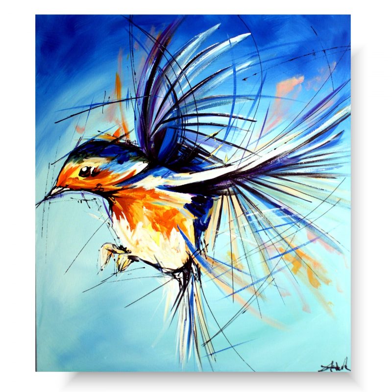 obraz zwierzęta, obrazy ptaki, obrazy zwierząt, obraz na ścianę, obrazy ze zwierzętami, zwierzęta obrazy, obrazy zwierząt na płótnie, zwierzęta, niebieski obraz