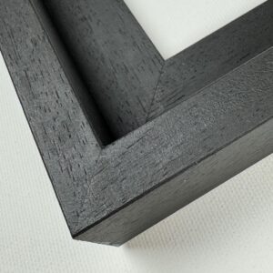 drewniana rama american box, czarny box, czarna rama pudełkowa, drewniana rama do obrazu