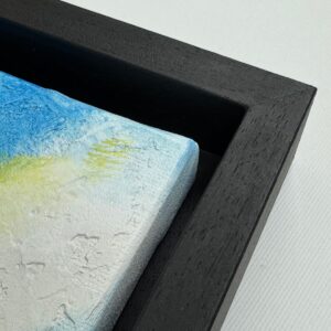 drewniana rama american box, czarny box, czarna rama pudełkowa, drewniana rama do obrazu