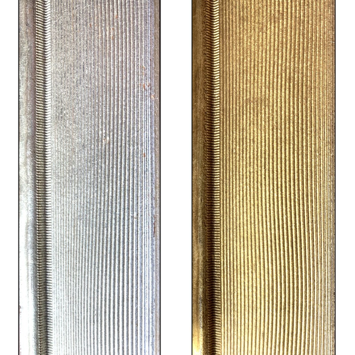 Rama do obrazu ryflowana, ramy do obrazów, srebrna rama, złota rama, rama do luster, ramy na obrazy, ramki na wymiar, rama złota glamour