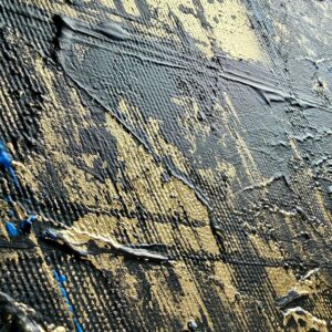 Obraz miasto – detal struktury farby