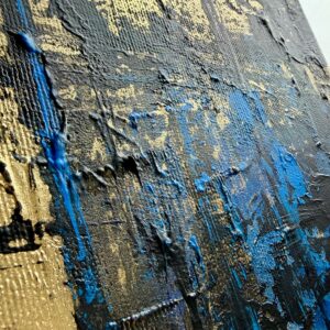 Obraz miasto – detal struktury farby