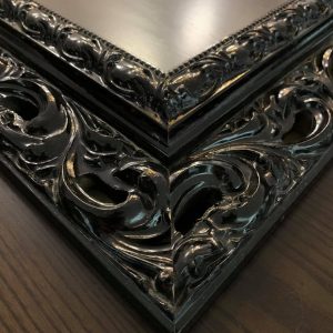 Rama do obrazu czarna w połysku