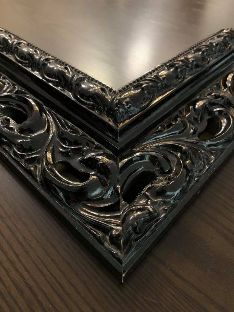 Rama do obrazu czarna w połysku