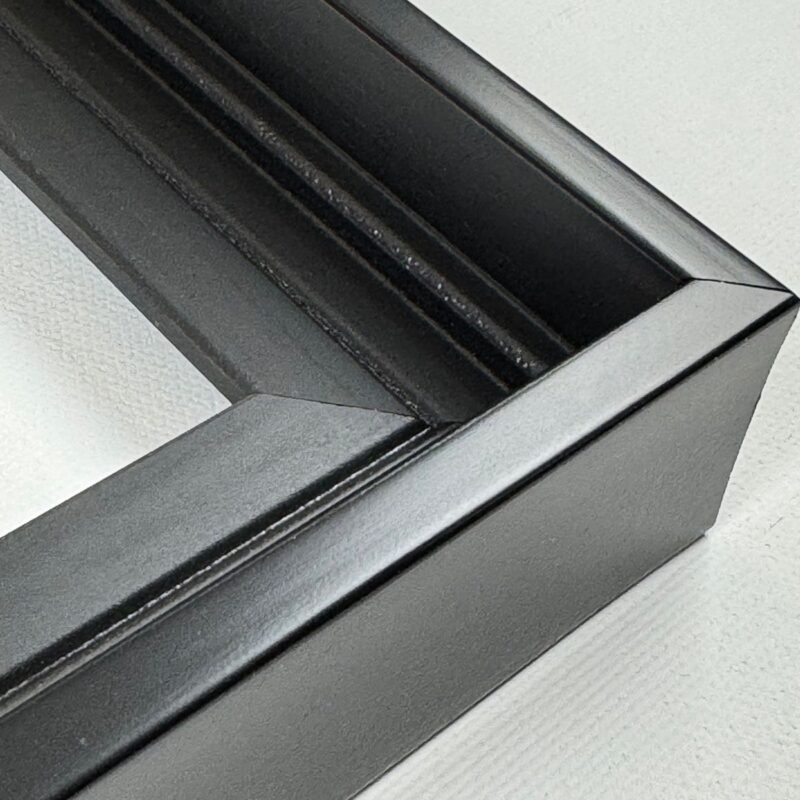 Rama do obrazu american box czarna, czarna rama pudełkowa, nowoczesna rama do obrazu, ramy pudełkowe,