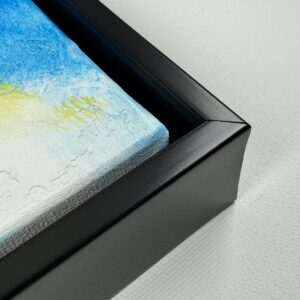 Rama do obrazu american box czarna, czarna rama pudełkowa, nowoczesna rama do obrazu, ramy pudełkowe,