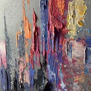 kolorowe miasto w ramie