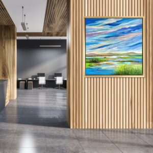 Obraz ręcznie malowany na płótnie ptaki, obraz pejzaż, obraz widok, obraz w ramie, obraz dp salonu, obraz ręcznie malowany, obraz na płótnie