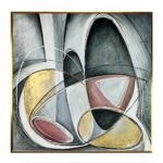 Obraz abstrakcyjny koła, nowoczesny obraz, Geometryczny obraz na płótnie, obrazy do salonu nowoczesne, obrazy trójwymiarowe, abstrakcja, abstrakcyjne obrazy, obraz do kancelarii notarialnej