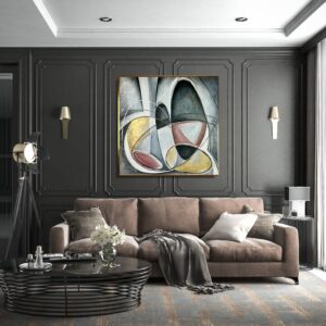 Obraz abstrakcyjny koła, nowoczesny obraz, Geometryczny obraz na płótnie, obrazy do salonu nowoczesne, obrazy trójwymiarowe, abstrakcja, abstrakcyjne obrazy, obraz do kancelarii notarialnej