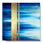 Granatowo złota kwadratowa abstrakcja, obraz abstrakcja do salonu, obrazy abstrakcje, złota abstrakcja, pionowa abstrakcja, obraz kwadratowy, granatowa abstrakcja, obrazy do biura rachunkowego