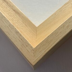 rama z surowego drewna, pudełkowa rama