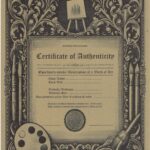 obrazy z certyfikatem autentyczności