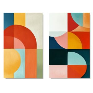 obraz abstrakcja dyptyk, kolorowa abstrakcja, nowoczesny obraz, kolorowe obrazy, obrazy do salonu, podwójny obrz