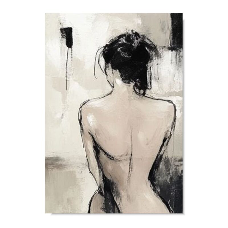 Obraz malowany akt kobiecy, obrazy akty, obrazy do sypialni, komplet obrazów