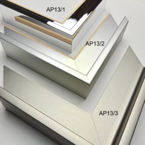 nowoczesna rama american box do obrazu, ramy pudełkowe, american box chrom, american box stal