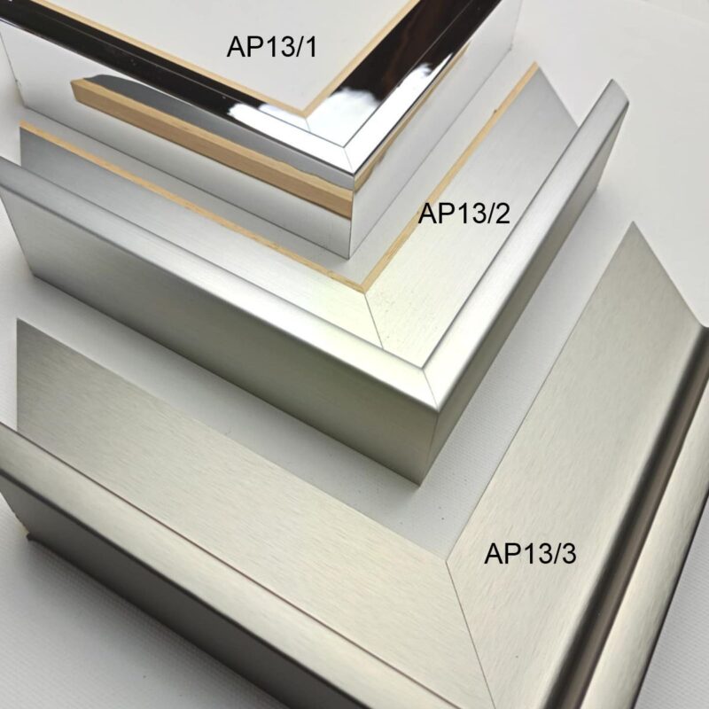 nowoczesna rama american box do obrazu, ramy pudełkowe, american box chrom, american box stal