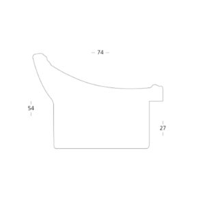 szeroka rama do obrazu, drewniane ramy, czarna rama, brązowa rama, oprawiamy obrazy