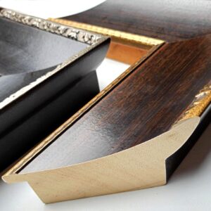 szeroka rama do obrazu, drewniane ramy, czarna rama, brązowa rama, oprawiamy obrazy