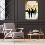 Nowoczesny pionowy obraz , obraz z postaciami, obrazy na płótnie, obrazy do salonu, obrazy z ludźmi