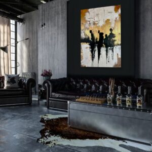 Nowoczesny pionowy obraz , obraz z postaciami, obrazy na płótnie, obrazy do salonu, obrazy z ludźmi