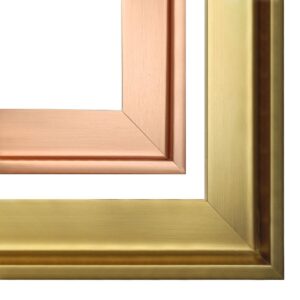 miedziana i mosiężna rama american box, mosiężna rama, ramy jak stalowe, ramy jak z metalu