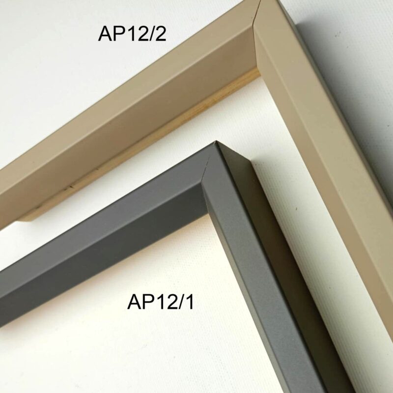 Nowoczesna rama do obrazu skośna, beżowa rama, popielata rama, rama popiel, rama skośna, ramy do obrazów