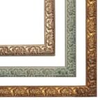 Wąska rzeźbiona rama do obrazu, rama do małego obrazu, rama do obrazu religijnego, wąska ramka