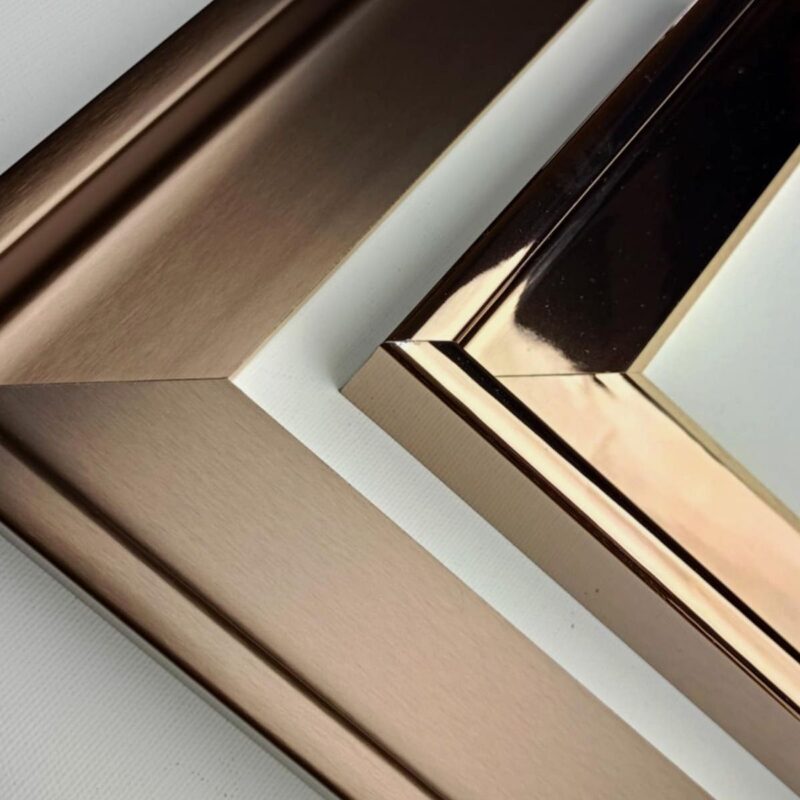 elegancka rama american box, rama pudełkowa, american box miedziana, american box miedz, rama pudełkowa miedziana