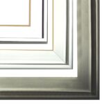 nowoczesna rama american box do obrazu, ramy pudełkowe, american box chrom, american box stal