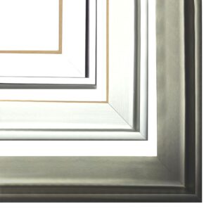 nowoczesna rama american box do obrazu, ramy pudełkowe, american box chrom, american box stal