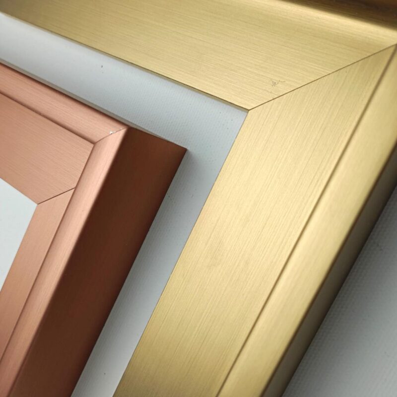 miedziana i mosiężna rama american box, mosiężna rama, ramy jak stalowe, ramy jak z metalu