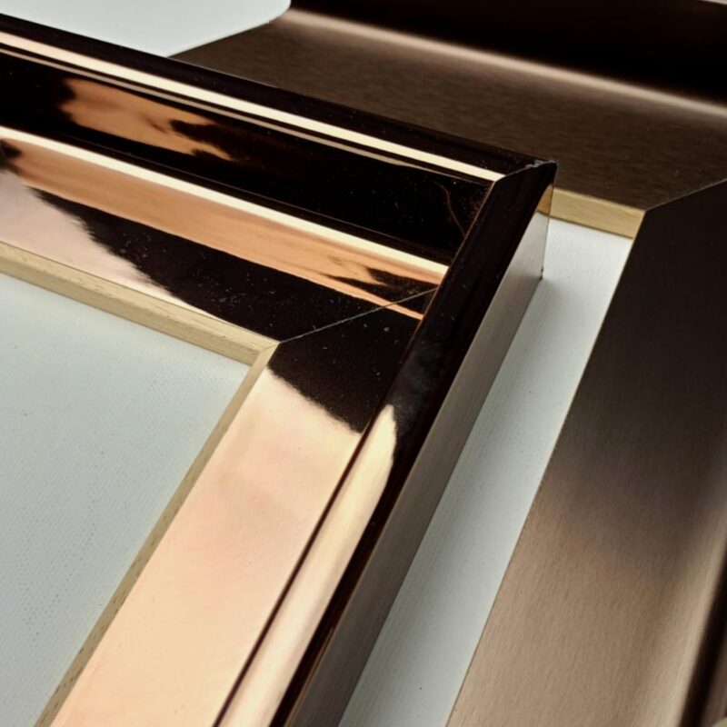 elegancka rama american box, rama pudełkowa, american box miedziana, american box miedz, rama pudełkowa miedziana