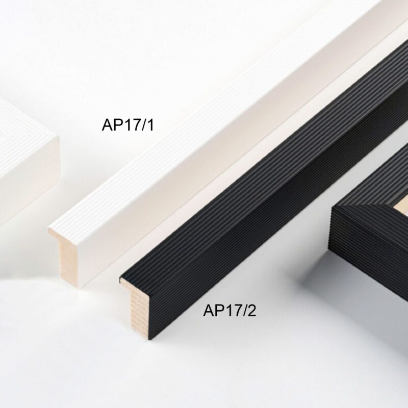 Rama do obrazu prążek, wąska czarna rama, wąska biała rama, ryflowana rama, ramy do obrazów