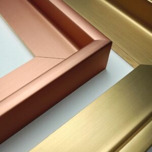 miedziana i mosiężna rama american box, mosiężna rama, ramy jak stalowe, ramy jak z metalu