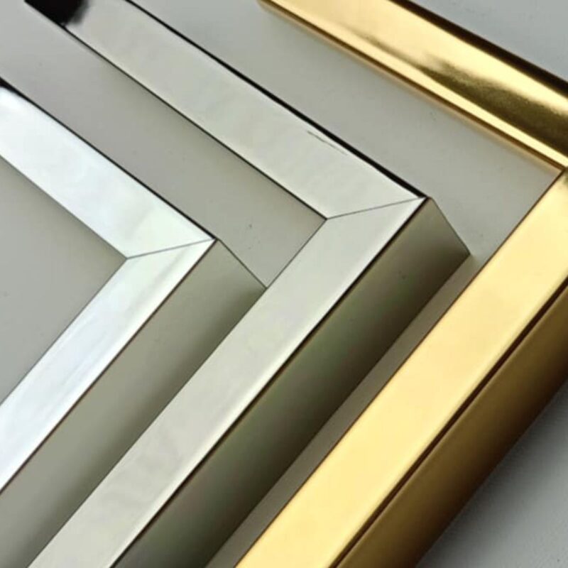 Rama lustrzana do obrazu, rama aluminium, rama metal, rama chrom