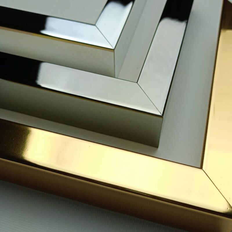 Rama lustrzana do obrazu, rama aluminium, rama metal, rama chrom