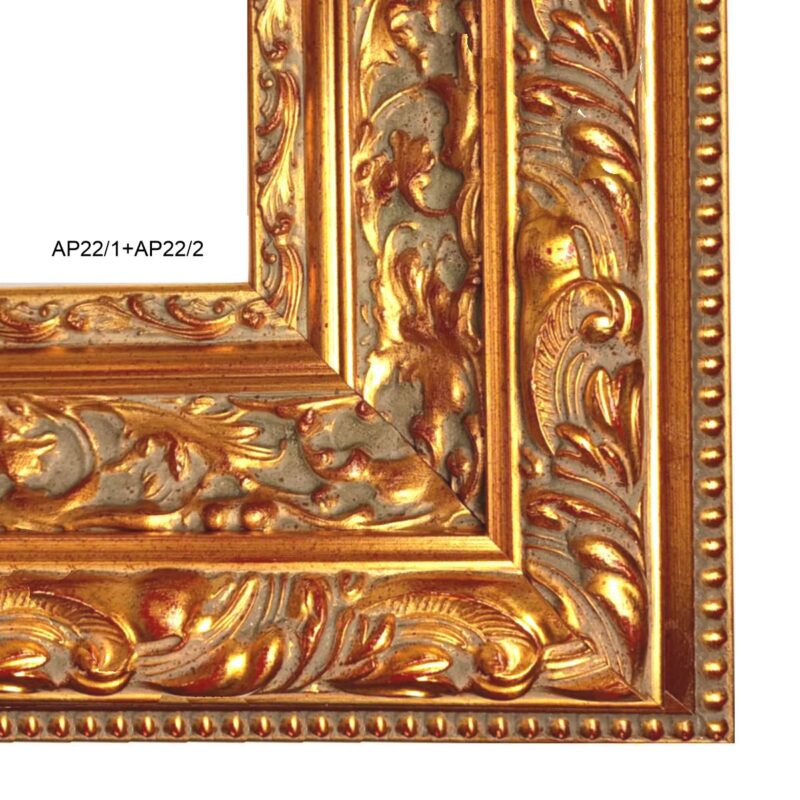 złota rustykalna rama do obrazu szeroka, rama 15cm, rama stare złoto, elegancka rama, klasyczna rama