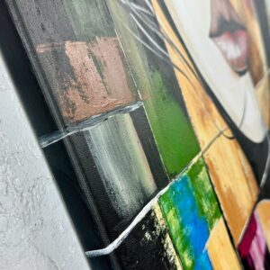 duży portret malowany, obrazy portrety, portret na zamówienie, portret 100x100