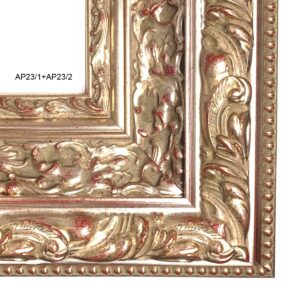 klasyczna szeroka rama do obrazu, srebrna rama, rzeźbiona rama, rama 15cm, grupa rama, masywna rama