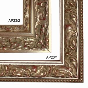 klasyczna szeroka rama do obrazu, srebrna rama, rzeźbiona rama, rama 15cm, grupa rama, masywna rama