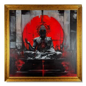 Obraz budda na płótnie, obraz z buddą wschodni obraz, portret buddy, obrazy do salonu