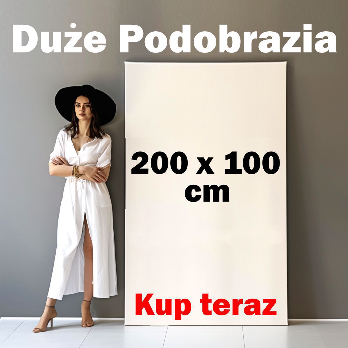 Duże podobrazie 200x100cm podobrazie malarskie do obrazów wielkoformatowych