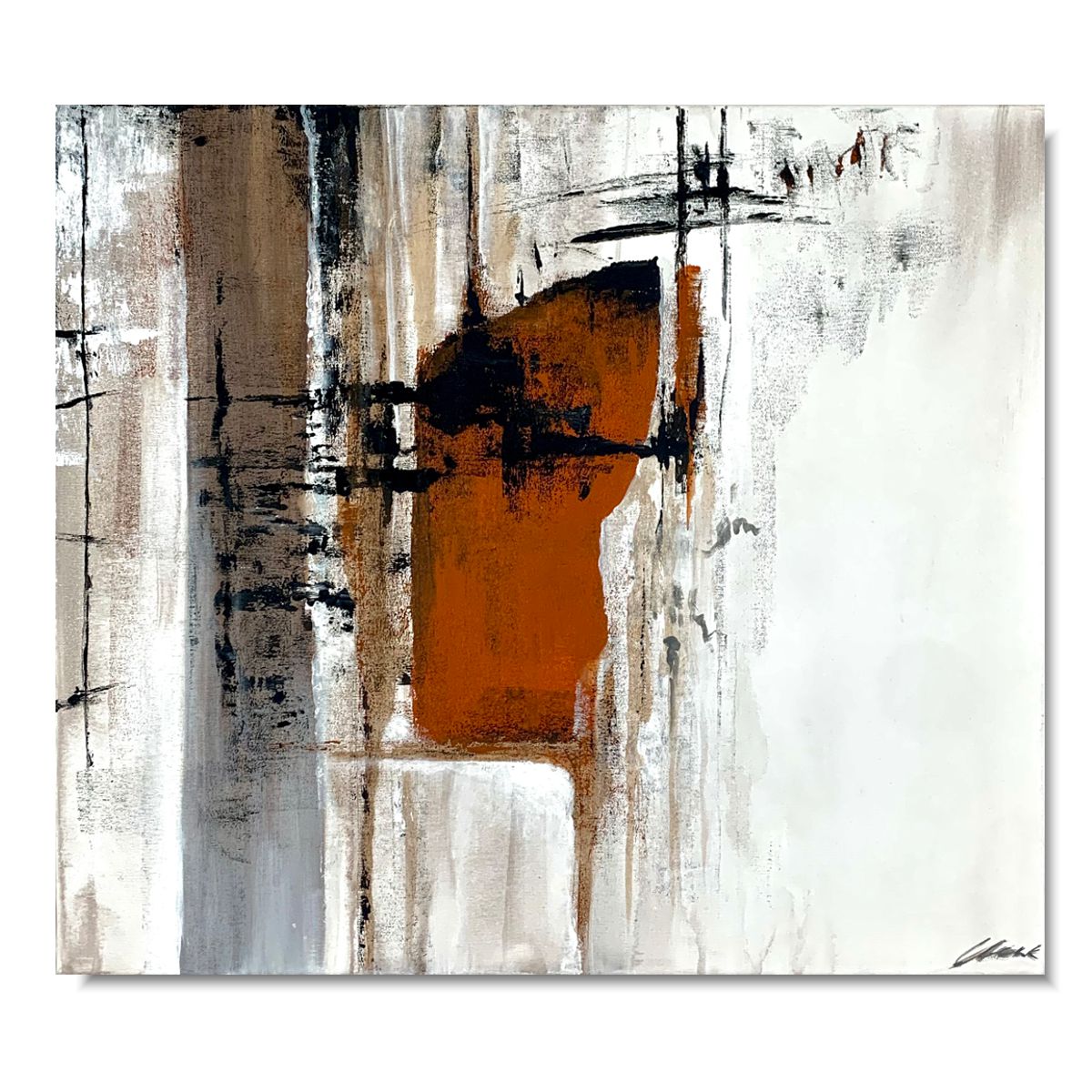 Obraz ręcznie malowany na płótnie "Jasny cel" 2297A