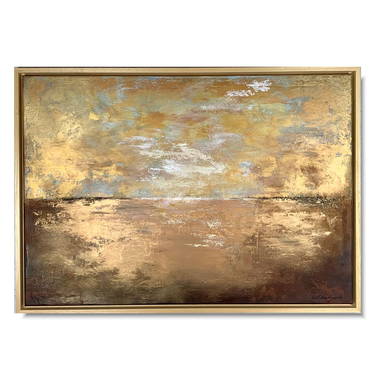 Obraz ręcznie malowany na płótnie "Ziemia obiecana" 2300A