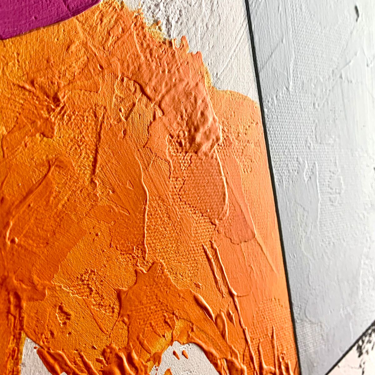 Dwie kolorowe abstrakcje "Kolorowa geometria" - komplet obrazów 2305A - obrazek 6