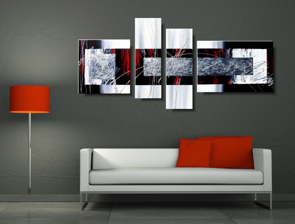 Abstrakcja deszczowy dzień nowoczesne obrazy na płótnie 1051A - obrazek 2