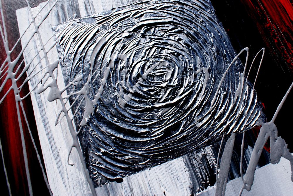 Abstrakcja deszczowy dzień nowoczesne obrazy na płótnie 1051A - obrazek 5