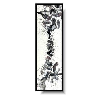 Pionowy wąski obraz abstrakcja "W sieci" 2175A